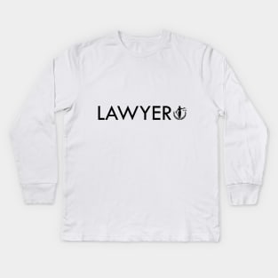 Lawyer Kids Long Sleeve T-Shirt